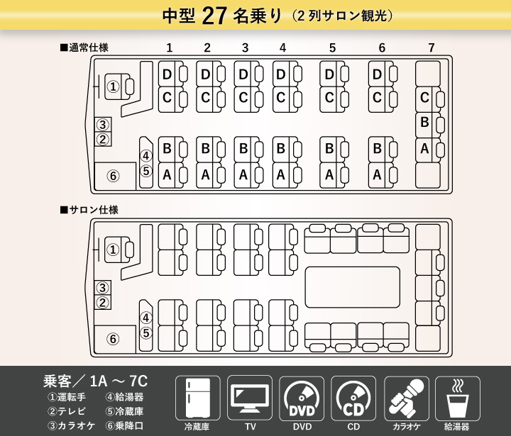 観光バスのご紹介